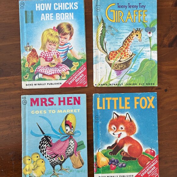 4 Vintage Rand McNally Elf Books Books - Picture 1 of 16